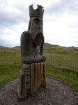 Uig Chessmen sculpture, Lewis by Dave Banks