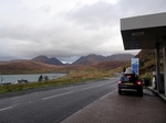 Tarbert petrol station, Harris by Dave Banks
