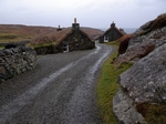 Blackhouse village at Garenin, Lewis by Dave Banks