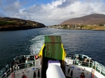 MV Hebrides leaving Tarbert, Harris by Dave Banks