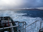 MV Hebrides in rough seas, Harris by Dave Banks