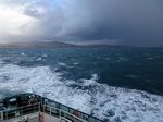 Rain storm approaching, Harris by Dave Banks