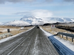 Route 51 from Akranes, heading north, Iceland