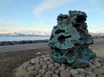 Waterfront modern art, Reykjavik. Iceland