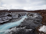 Bruarfoss waterfall, Iceland