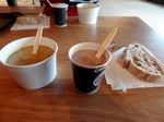 &pound;30 soup and coffee, visitors centre, Geysir, Iceland