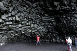 Cave, Reynisfjar beach, Iceland