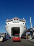 Boarding the MV Hjaltland by Dave Banks