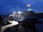 Boarding Mousa ferry, Shetland by Dave Banks