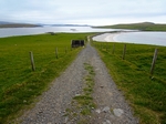 Track to Banna Minn beach, Shetland by Dave Banks