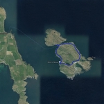 Mousa circular walk map, Shetland by Dave Banks