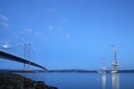 Forth Road Bridge & Queensferry Crossing, Fife by Dave Banks