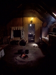 Interior of Blackhouse, Hebrides by Dave Banks