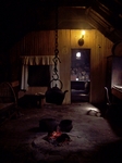 Interior of Blackhouse, Hebrides by Dave Banks