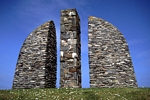 Memorial Cairn, Gress, Hebrides by Dave Banks