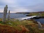 Bridge over the Atlantic, Great Berneray, Hebrides by Dave Banks