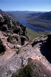 Loch Lurgainn from Stac Pollaidh, Highland by Dave Banks