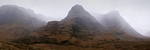 Three Sisters, Glen Coe, Highland by Dave Banks