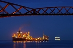 Hound Point Oil Terminal, Lothian by Dave Banks