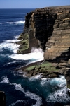Atlantic waves, Yesnaby, Orkney by Dave Banks