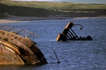 Block Ship, Weddel Sound, Orkney by Dave Banks