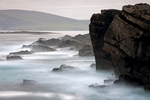Crashing waves on the Ness of Burgi, Shetland by Dave Banks