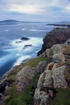 Crashing waves on the Ness of Burgi, Shetland by Dave Banks