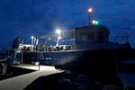 Mousa Ferry at night at Mousa, Shetland by Dave Banks