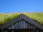 Viking Longhouse, Unst, Shetland by Dave Banks