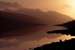 Winter sunset, Loch Etive, Strathclyde by Dave Banks