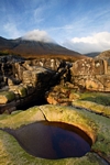 Rock pool, River Etive, Strathclyde by Dave Banks