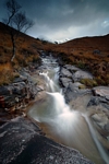 Robbers Waterfall, Glen Etive, Strathclyde by Dave Banks