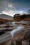 Robbers Waterfall, Glen Etive, Strathclyde by Dave Banks