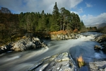 Waterfall, Glen Orchy, Strathclyde by Dave Banks