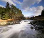 Waterfall, Glen Orchy, Strathclyde by Dave Banks