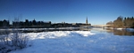 Pack ice, River Tay, Perth, Tayside by Dave Banks